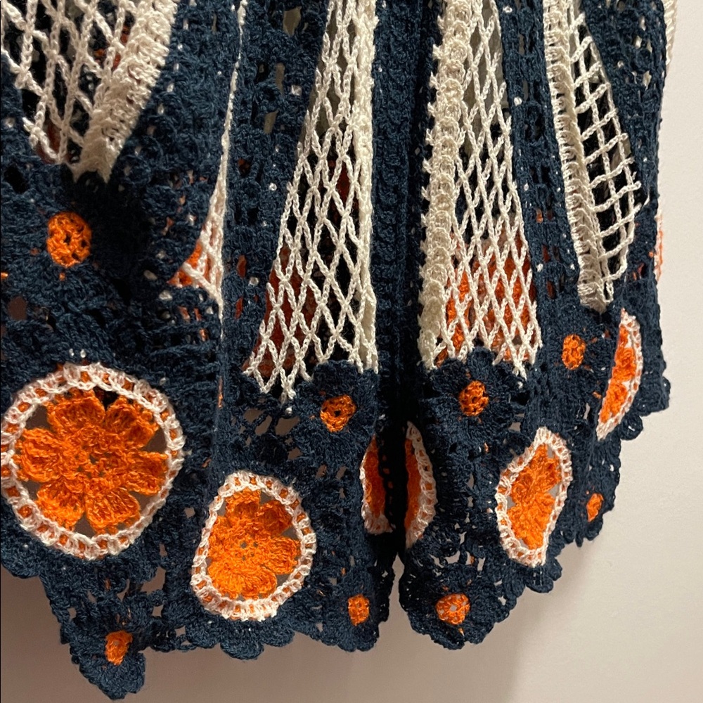 NWOT POL OS Bohemian Crochet Top - Picture 4 of 7